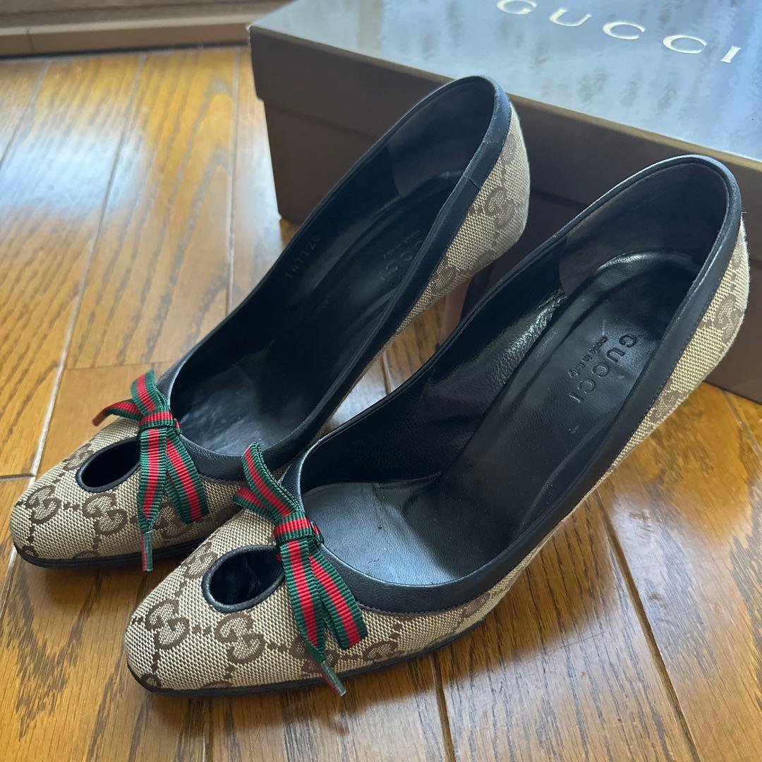 GUCCI パンプス　グッチ　22cm メッシュ 22cm GUCCI(グッチ) パンプス(レディース) - ブランド通販のBUYMA