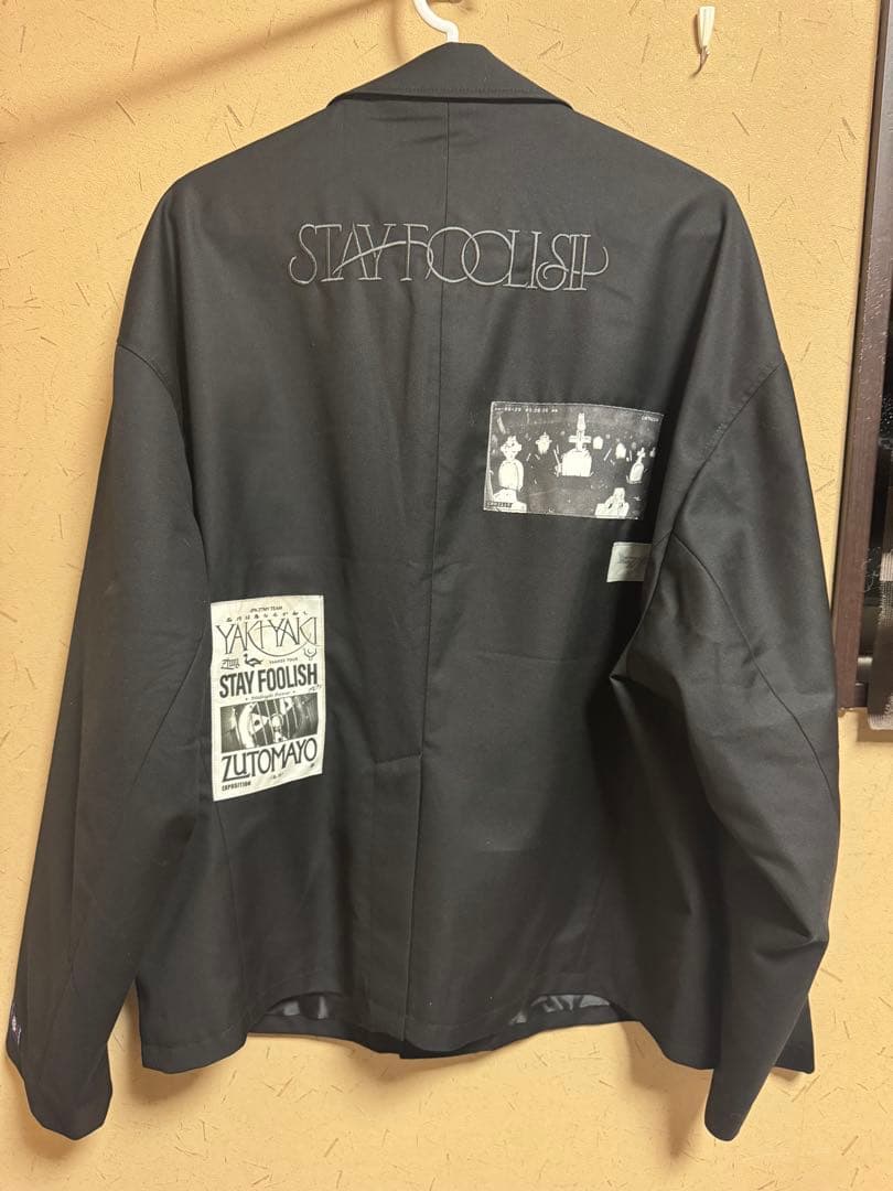 ZUTOMAYO STAY FOOLISH ブラックジャケット Lサイズ - メルカリ