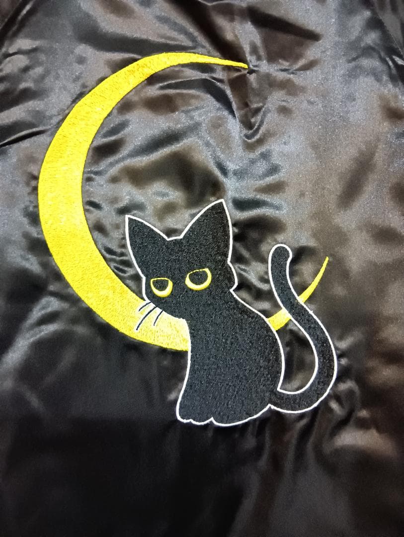 LIN スカジャン リバーシブル L 猫