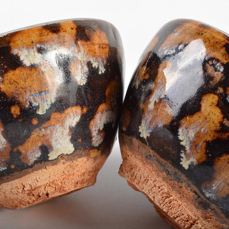 中国 吉州窯 玳玻天目 煎茶碗 五客 F R5571 - メルカリ