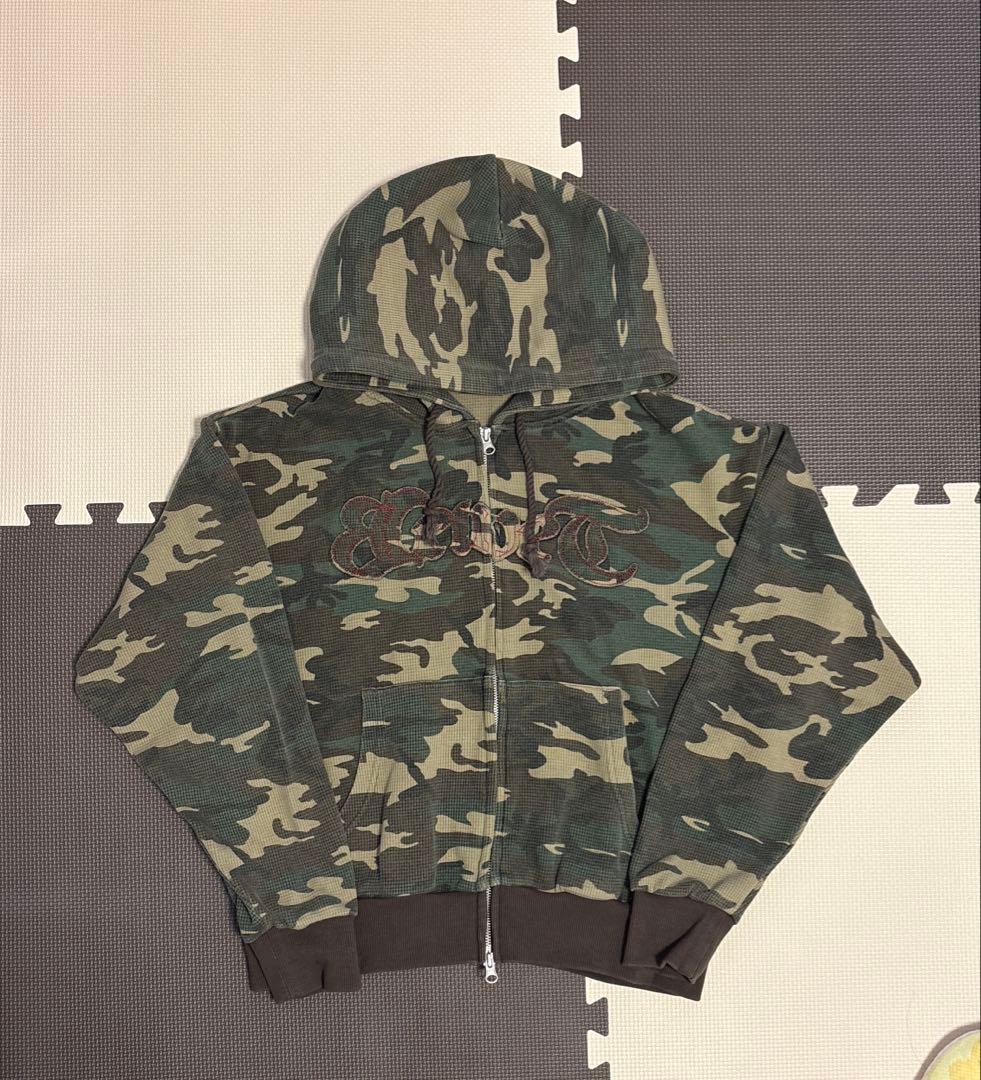 完売品】BELVET 迷彩ジップパーカー カモ柄 円堂守 - メルカリ