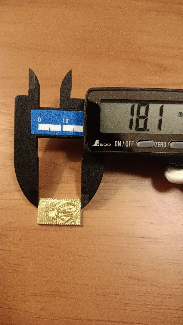 慶長一分判金　4.45g　前期・古鋳タイプ　金貨