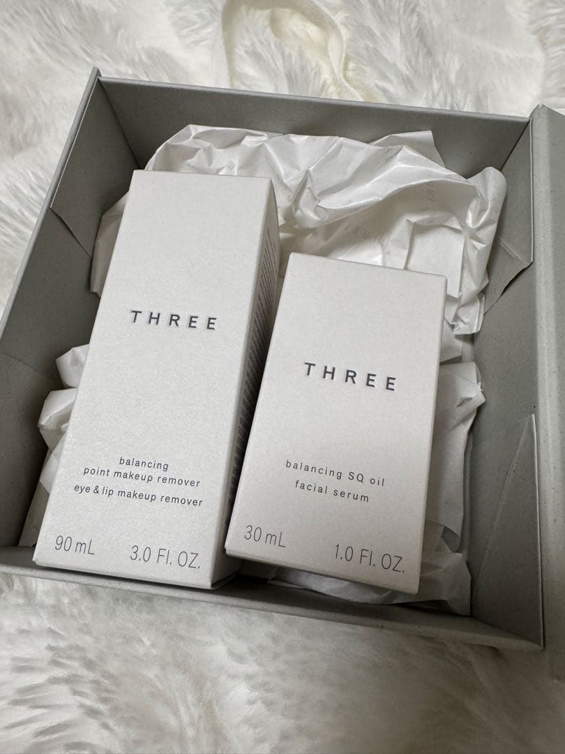 箱付き2つセットバランシング SQオイルR&ポイントメイクアップ リムーバー Ｎ