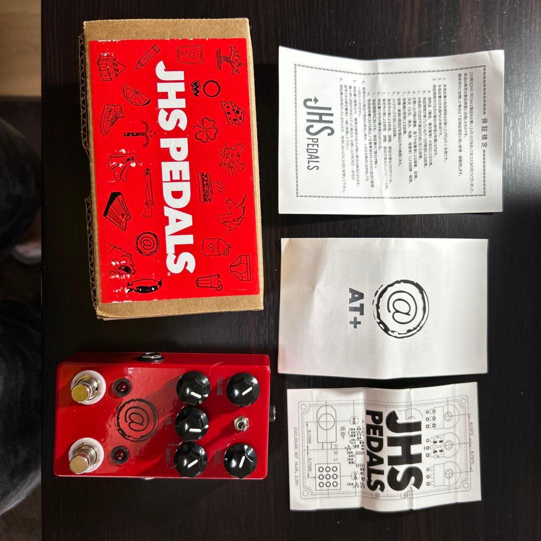 JHS PEDALS AT+ エフェクター レッド