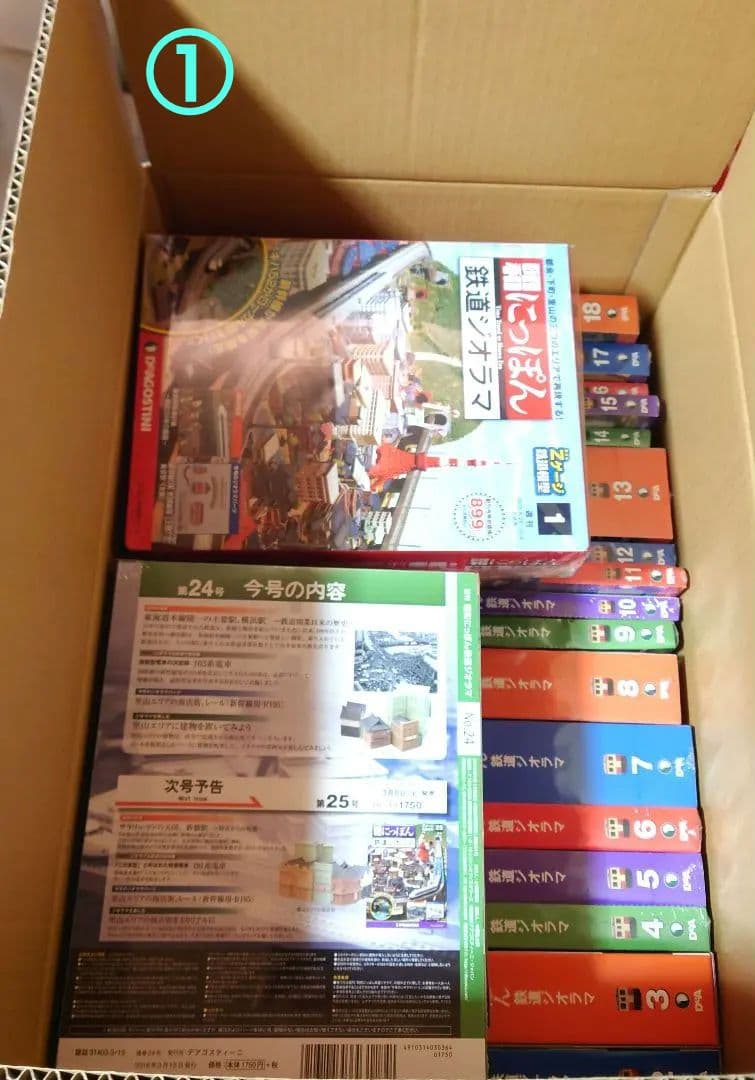 ディアゴスティーニ】『未組立』にっぽん鉄道 鉄道ジオラマキット100巻