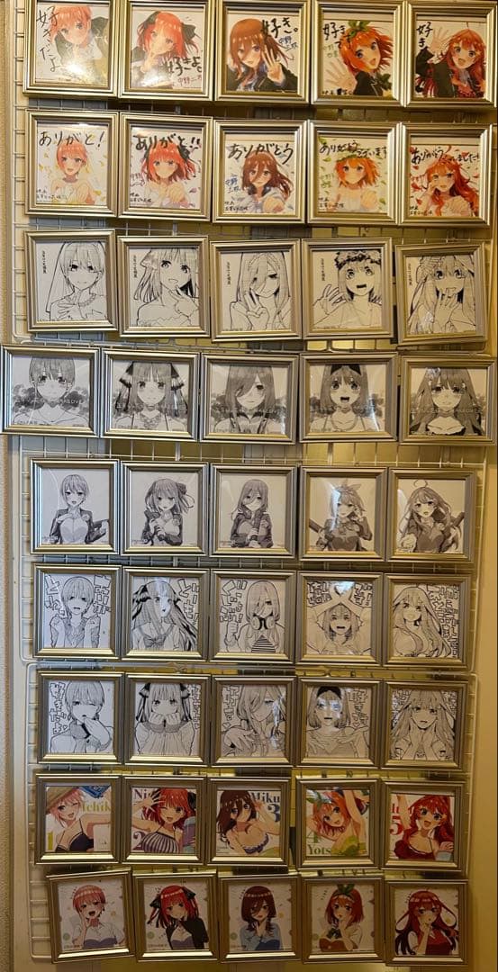 五等分の花嫁 色紙セット