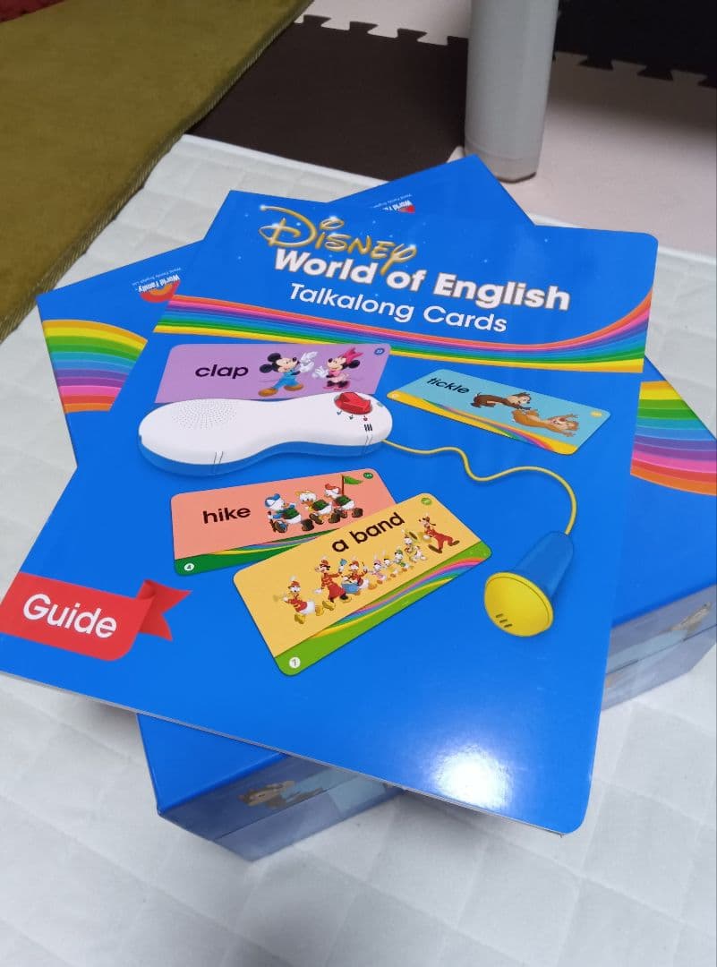 知育玩具 Disney World of English Talkalong Cards