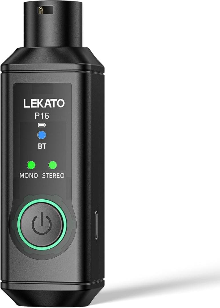 LEKATO XLR ワイヤレス Bluetooth 受信機 - メルカリ