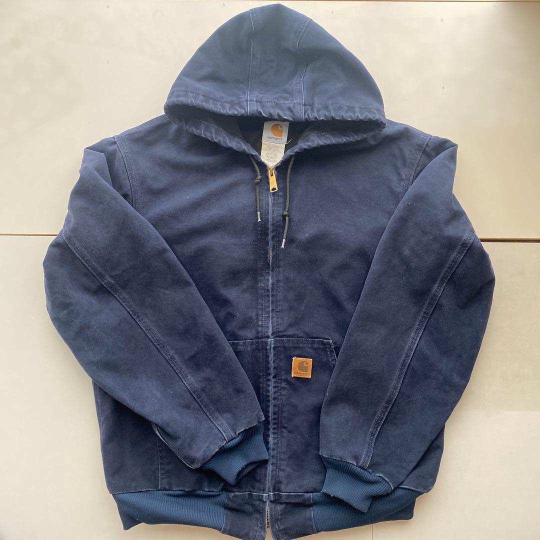 マ*ン様 Carhartt アクティブジャケット/ネイビー