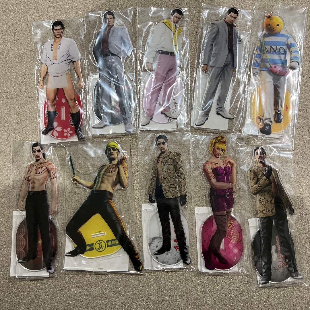 桐生・真島 誕生日くじ アクリルスタンドコンプリートセット