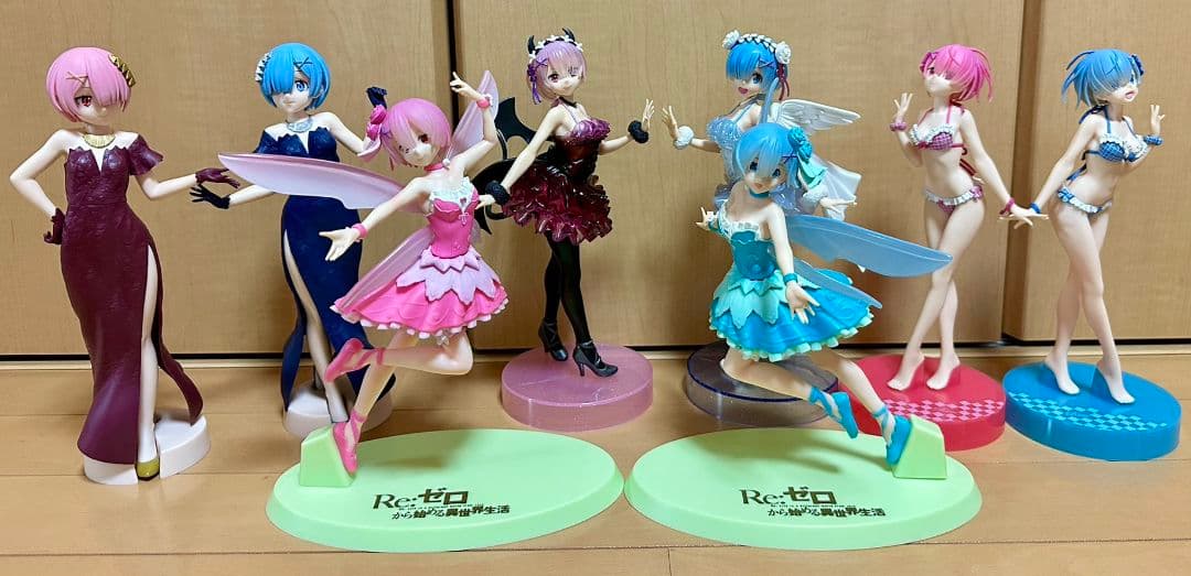 リゼロ レム ラム フィギュア セット売り③ - メルカリ