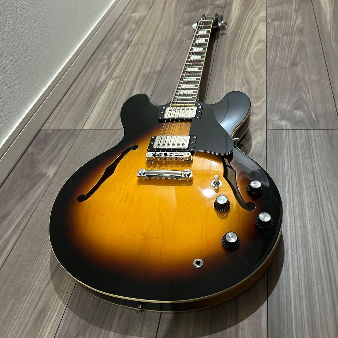Burny セミアコギター SRSA-65 ES-335タイプ 価格交渉応じます - メルカリ