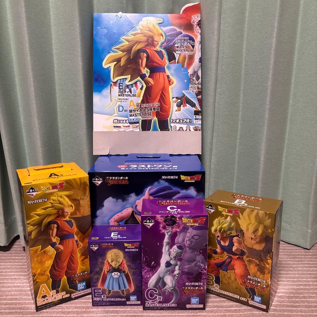 5個セット　ドラゴンボール　一番くじ　フィギュア　セミコンプリート　まとめ