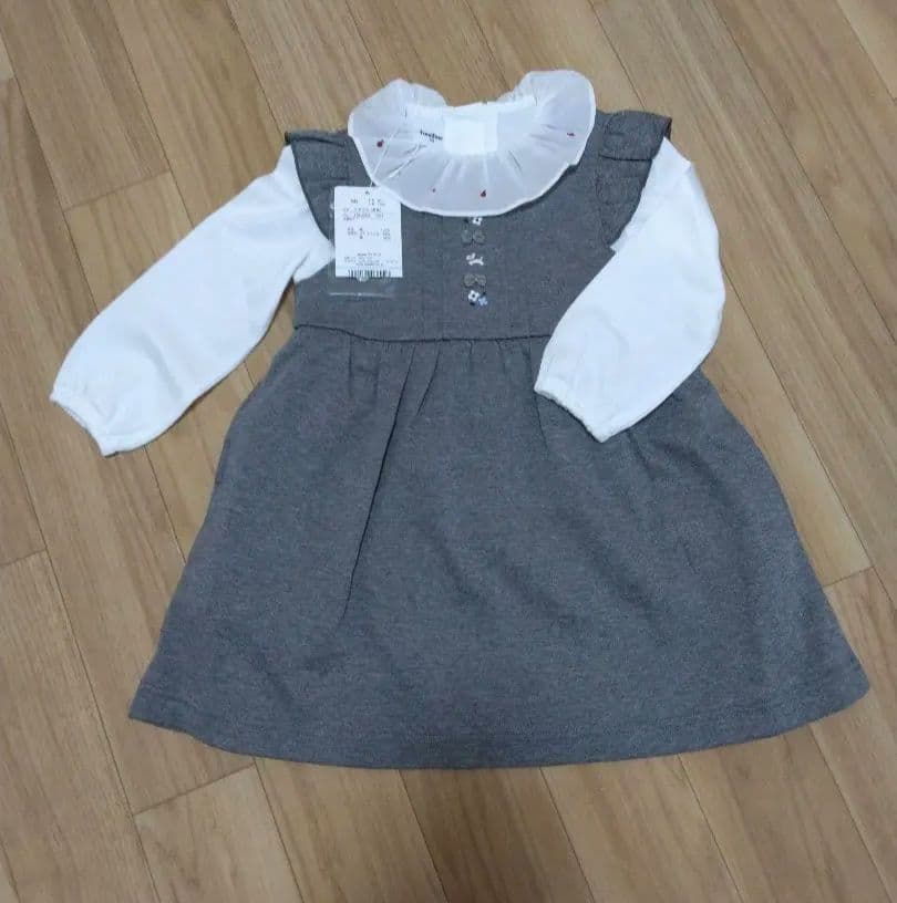 ☆新品☆ファミリアフリル袖 Aライン ワンピースのみ