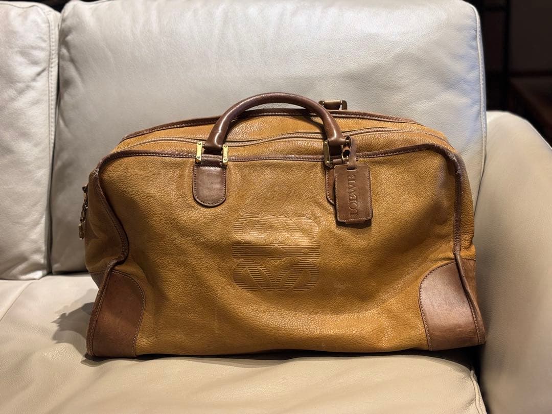 か*ず様 LOEWE ロエベ アマソナ50 アナグラム レザー