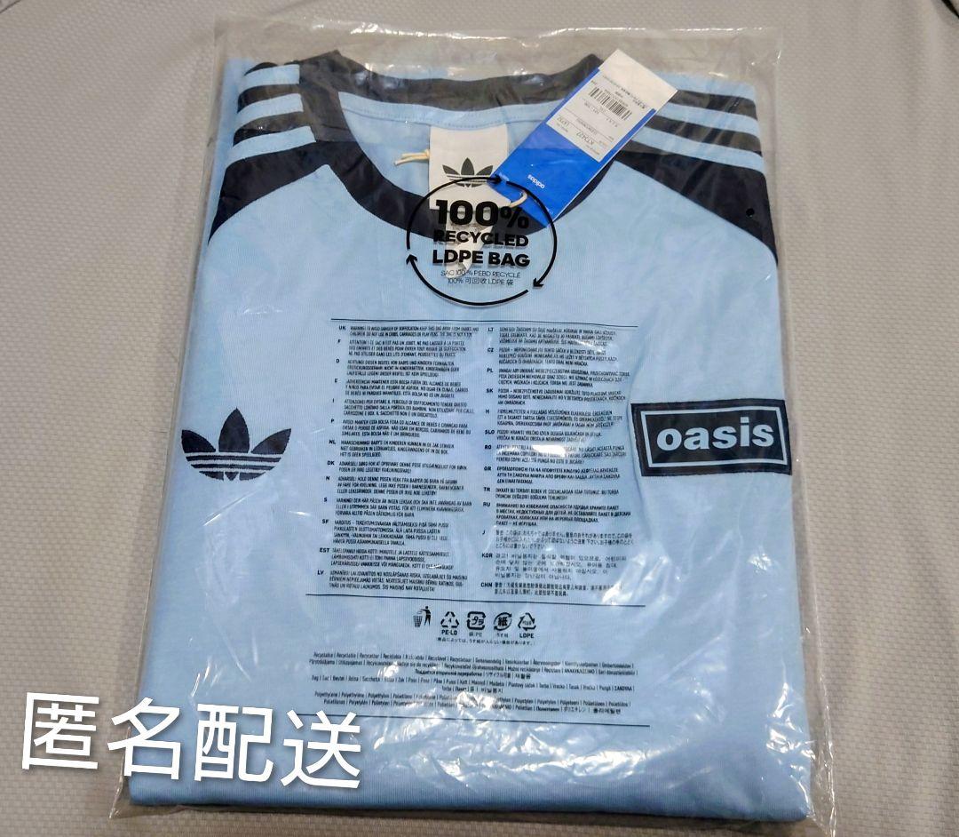 oasis 日本限定 ツアースリーストライプス XXL シャツ adidas