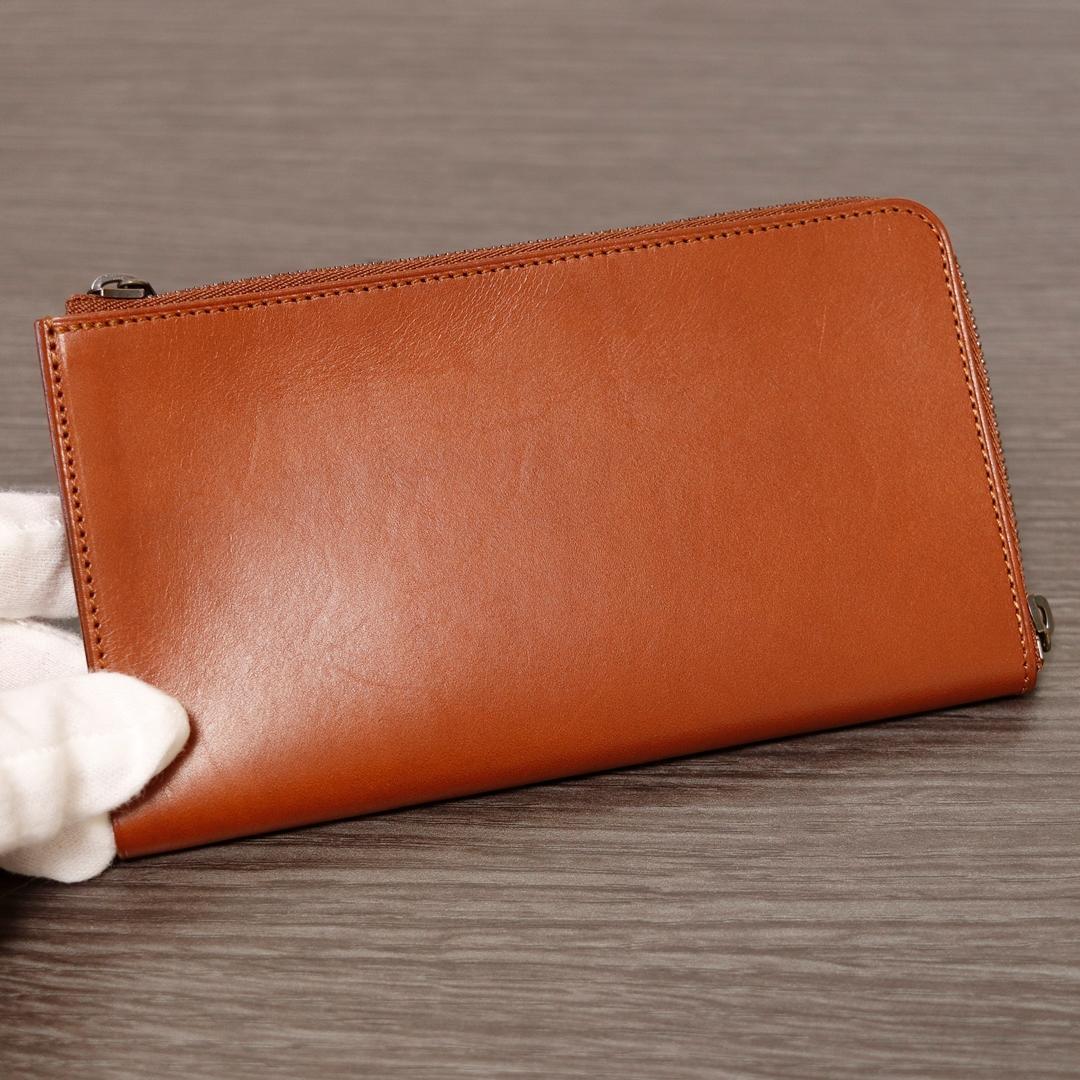 SYRINX 小さな薄い長財布 HITOE L-ZIP L字ファスナー長財布 - メルカリ