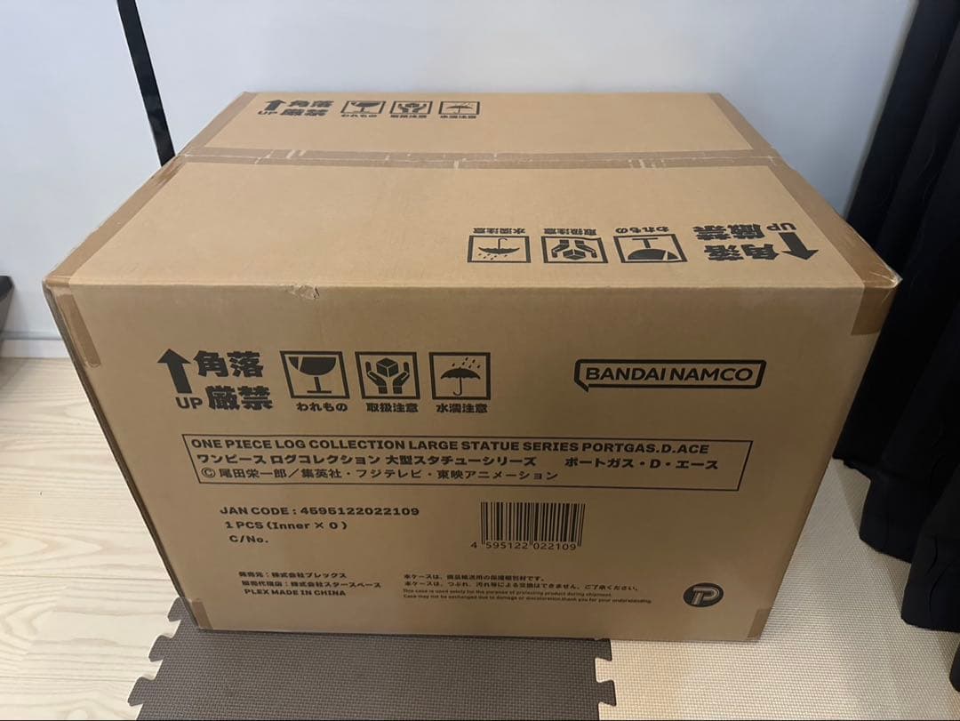 ワンピース　ログコレクション　大型スタチュー　ポートガス・D・エース