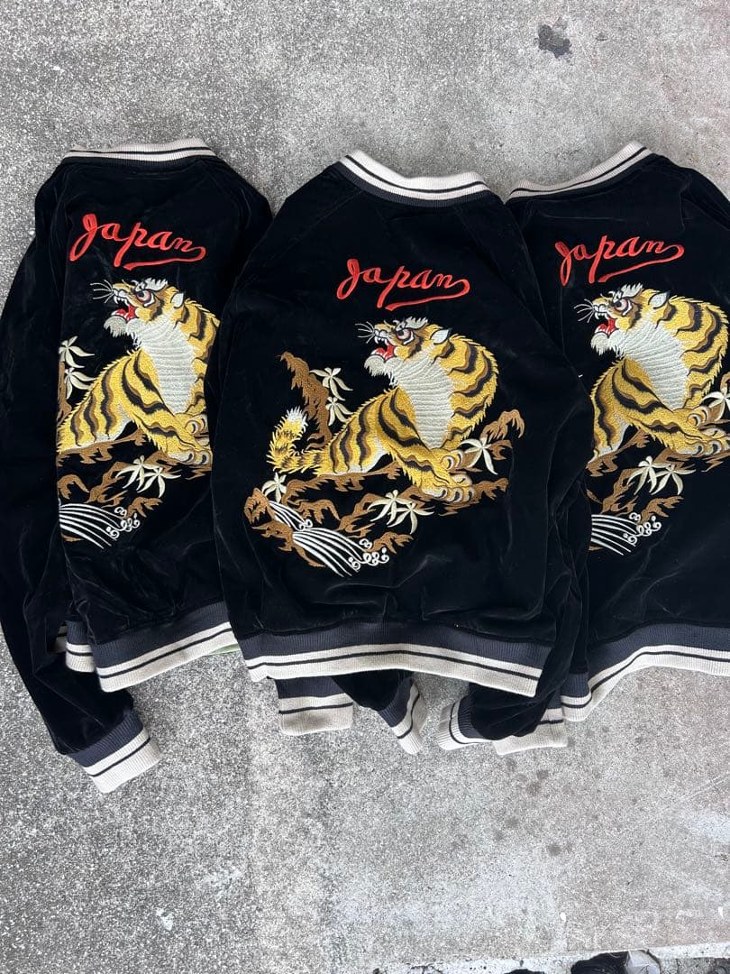 5日22時まで限定価格！ 希少Mサイズ　50年代別珍A.B面ビンテージスカジャン