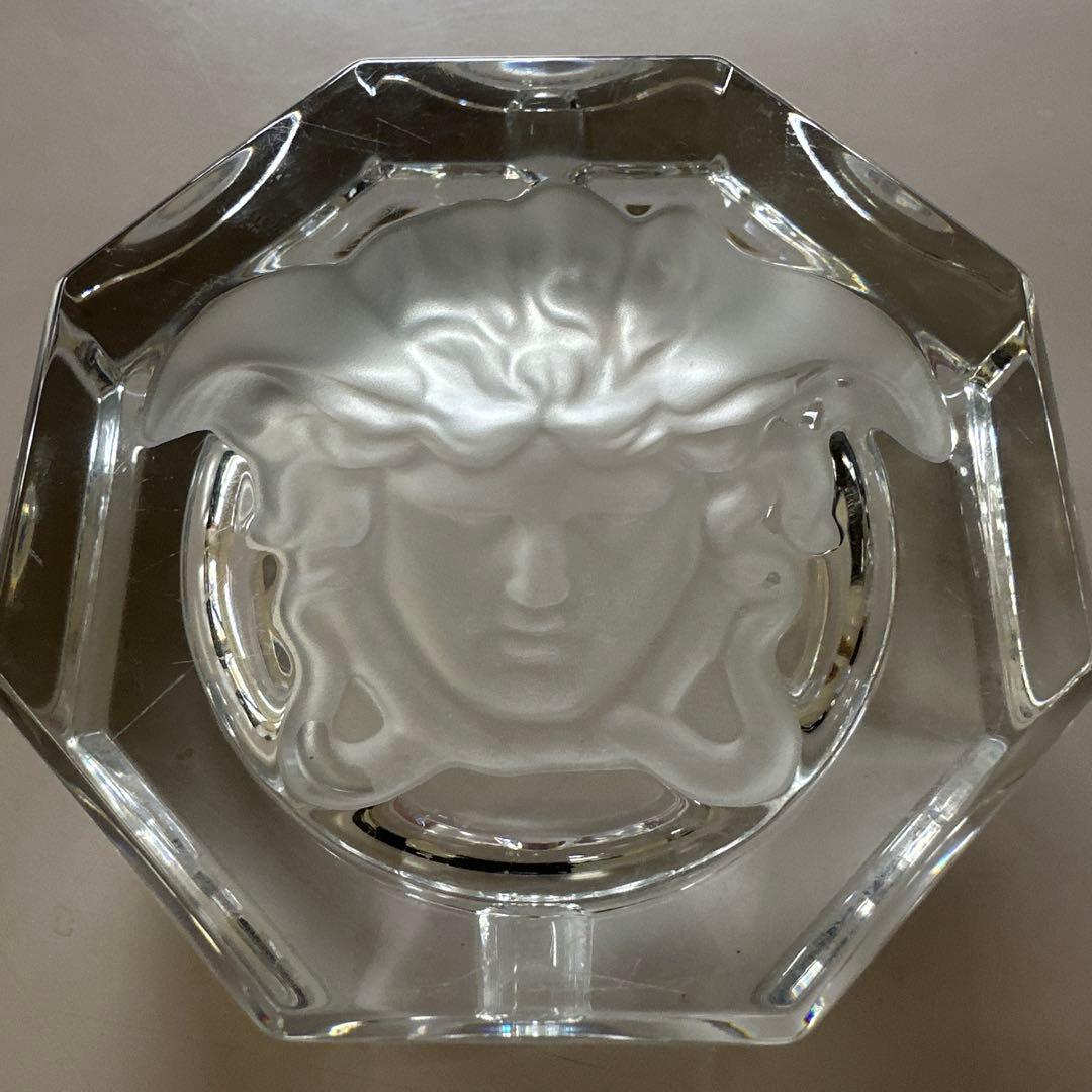 美品 VERSACE 大型 メドゥーサクリスタルアッシュトレイ 13cm - メルカリ