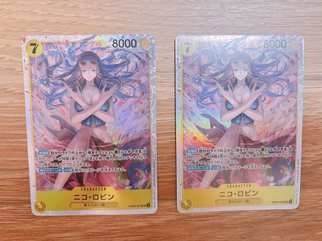 ニコ・ロビン SR EB03-055 ワンピース ヒロインズエディション - メルカリ