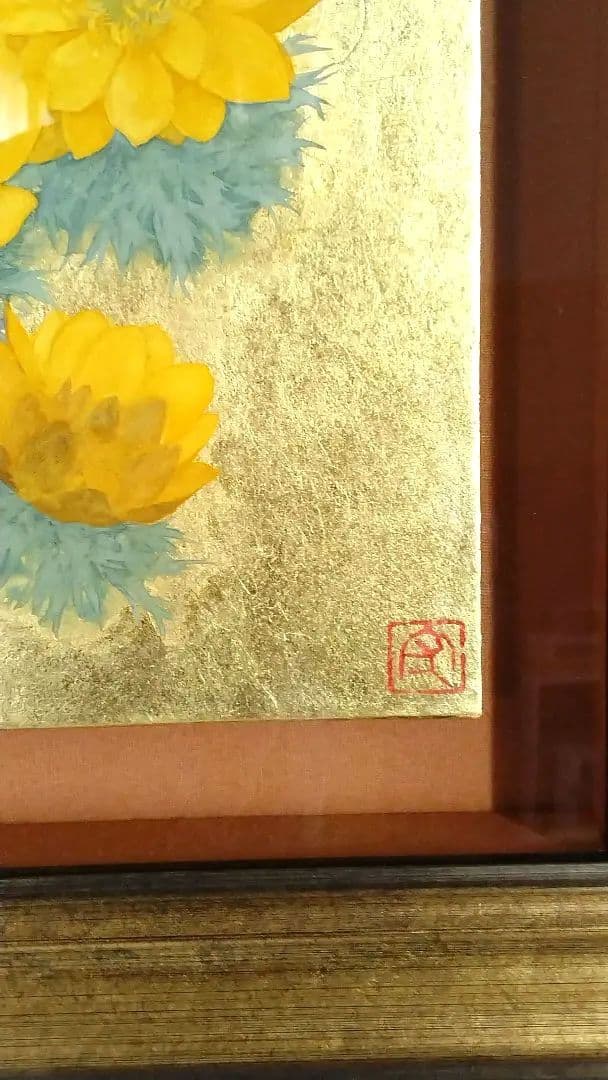 日本画「春待つ」 守みどり 4号F - メルカリ