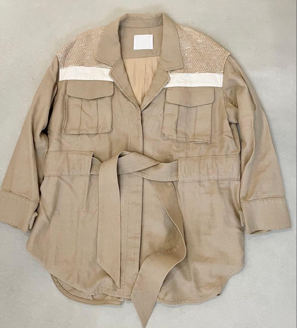 mame kurogouchi ミリタリージャケット MM16AW-JK032