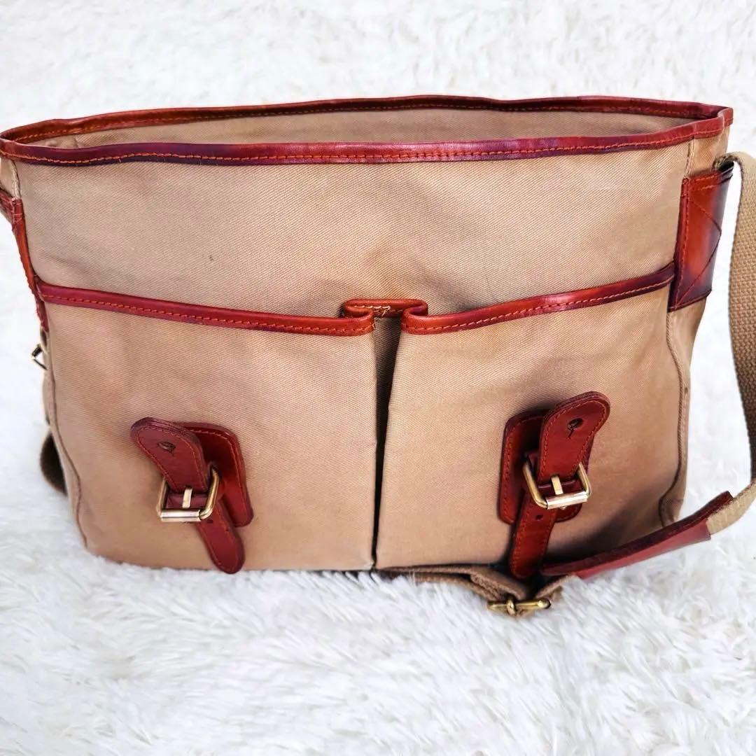 希少】 ポロラルフローレン サファリバッグ メッセンジャー フラップ