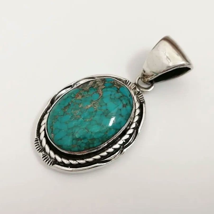 インディアンジュエリー ペンダントトップ ターコイズ - メルカリ