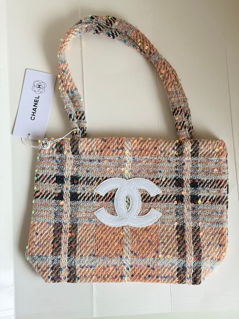希少！CHANEL ノベルティ トートバッグ ツイード - メルカリ