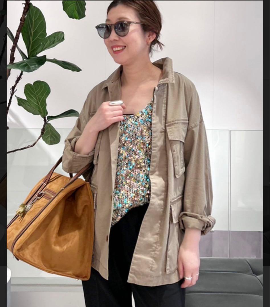 完売！美品FRAMeWORK ミリタリーショートブルゾン Fサイズ 日本製