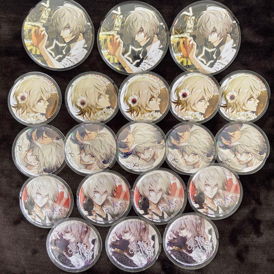 カラマリ　岡崎契　缶バッジ　20個