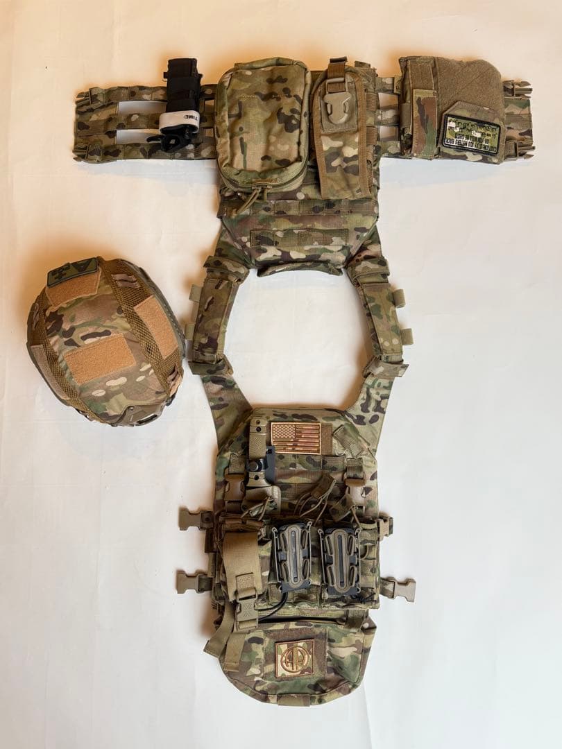 warrior assault systemの実物プレートキャリア