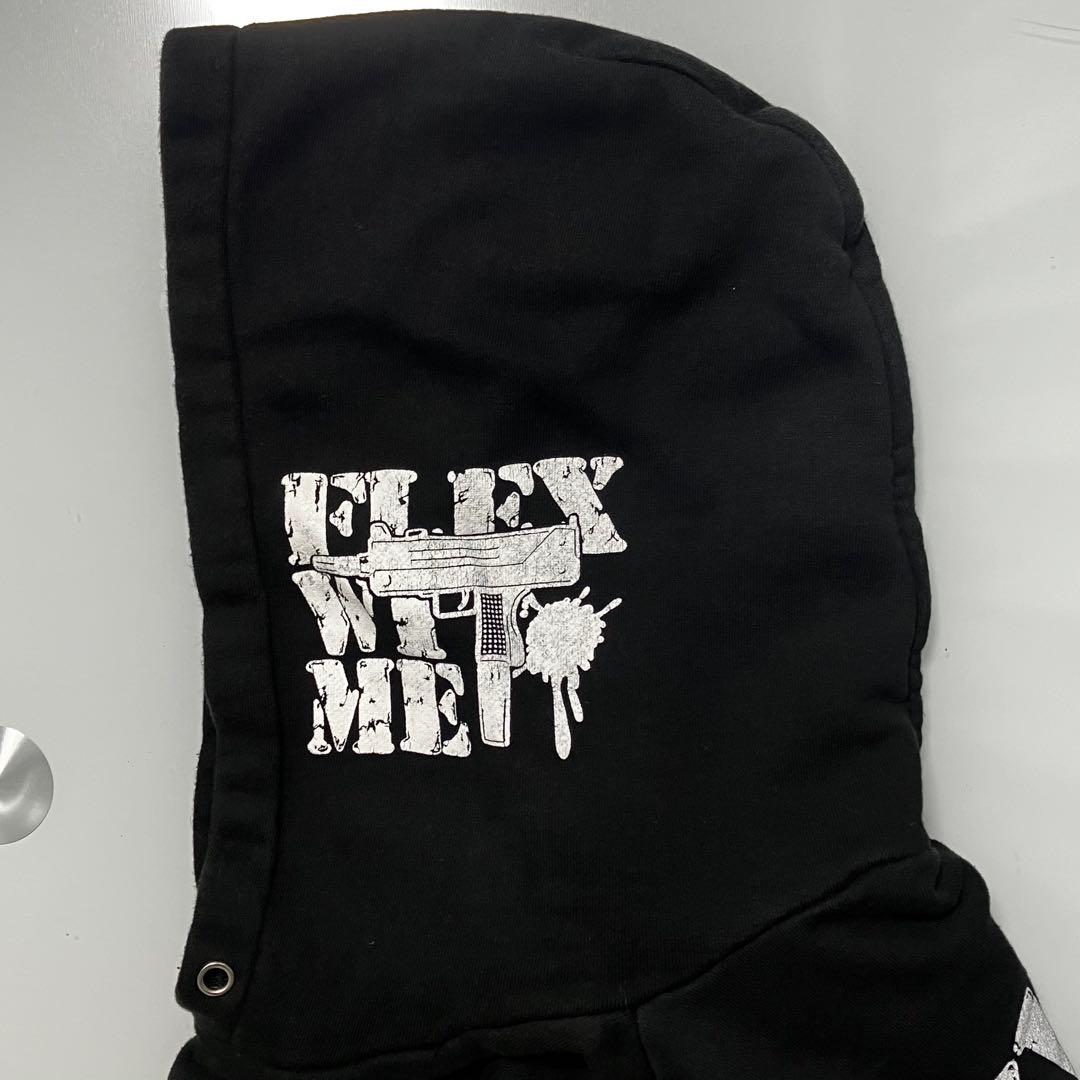 flexwitme パーカー M yokosquad flex wit me - メルカリ