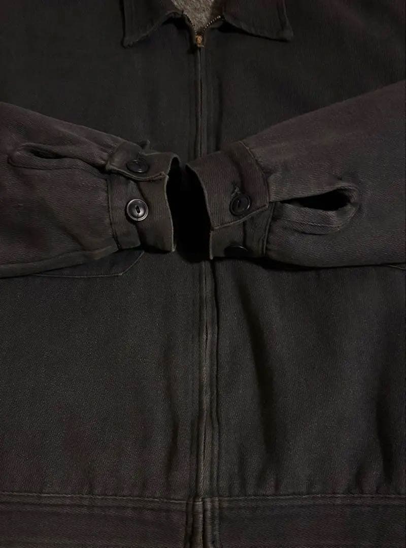 60s ウィップコード コットン ジャケット 墨黒 ブラック 2nd 50s