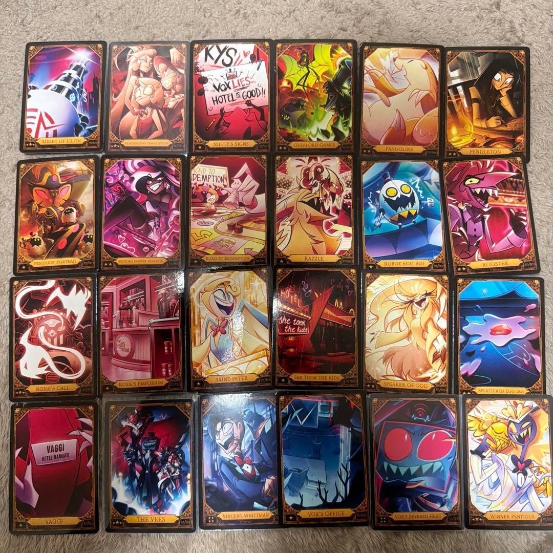 ハズビンホテル トレカ ほぼコンプセット - メルカリ