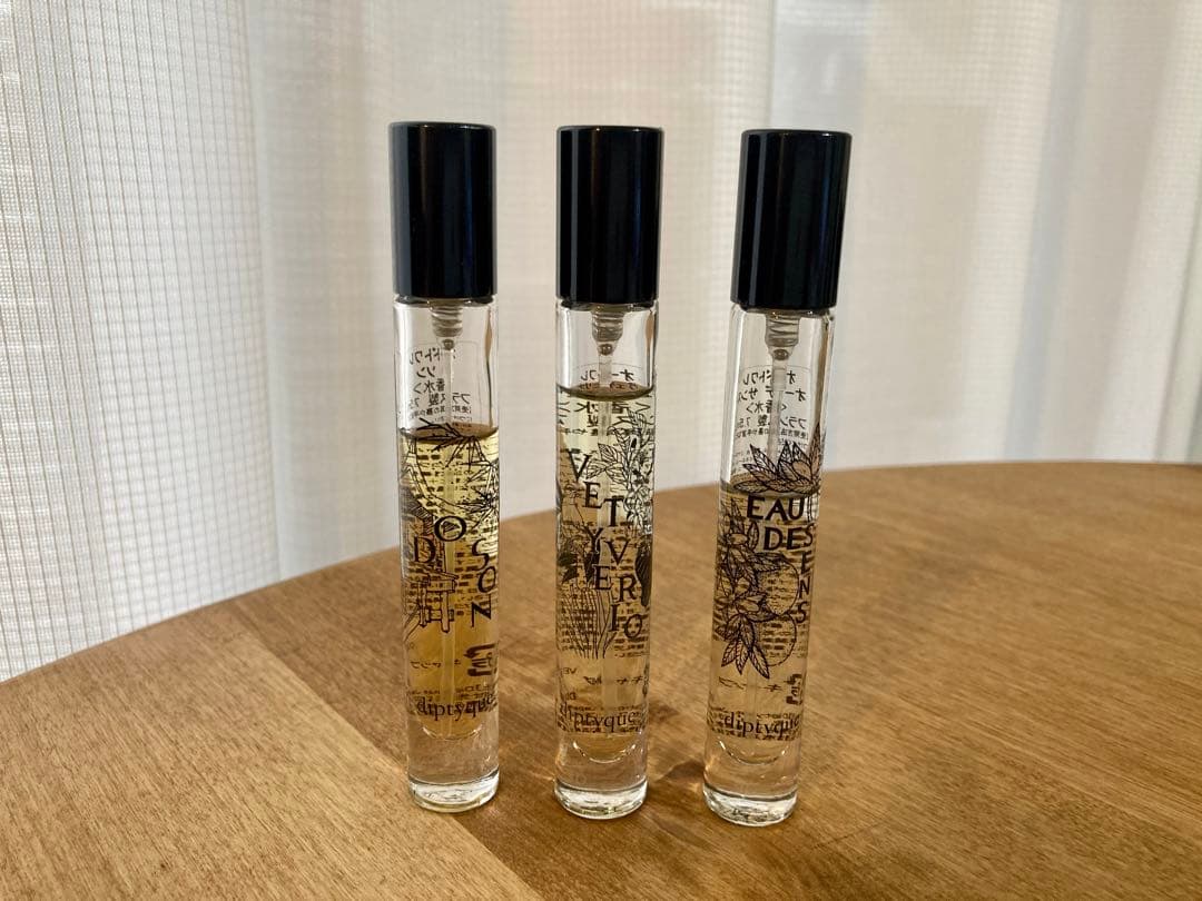 diptyque オードトワレ　3本セット　各7.5ml