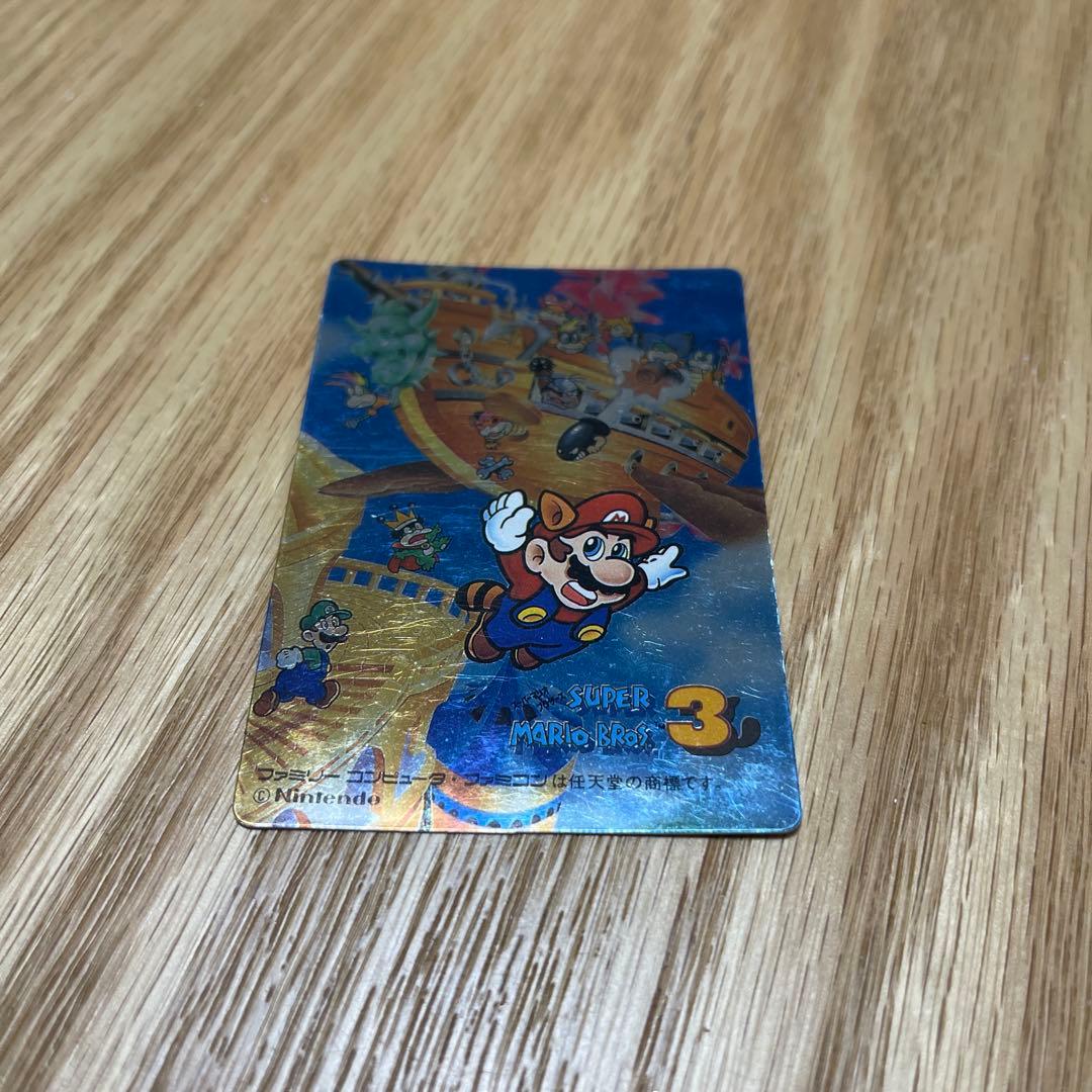 【超激レア】ファミコンスナック　マリオ　カード【3561