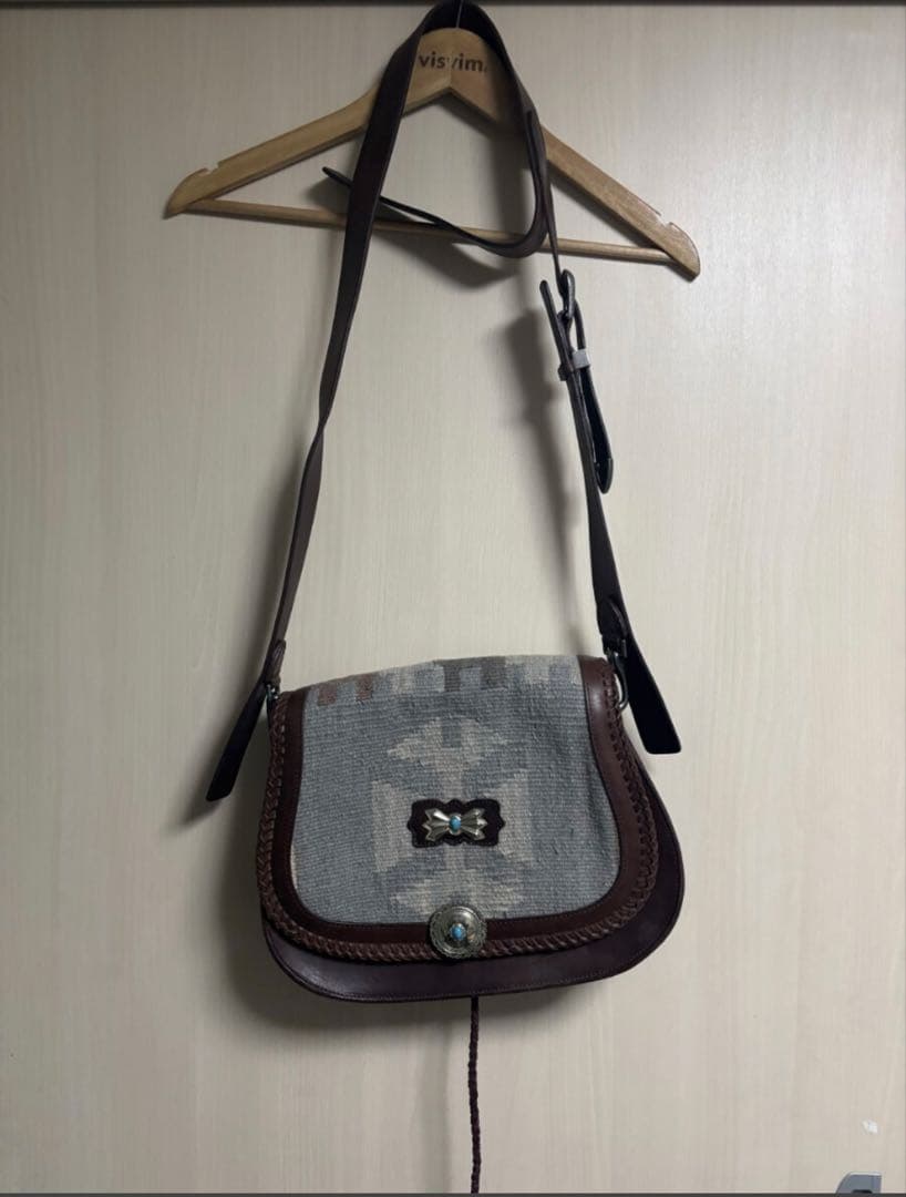 N*3様 RRL INDIAN VINTAGE LEATHER MESSENGE