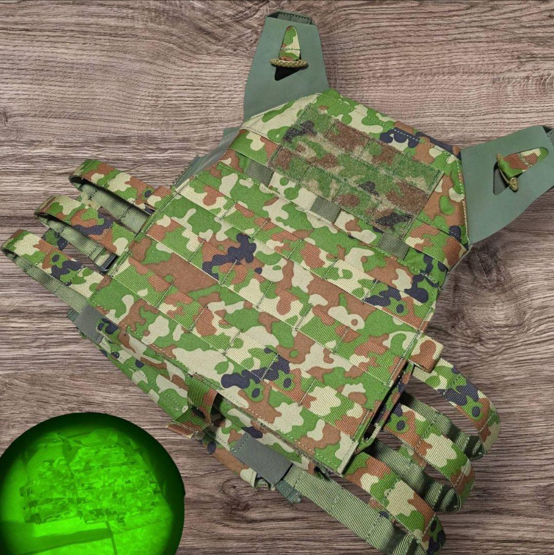 【新品】JPC2.0タイプ　プレートキャリアM　陸自迷彩　対IR加工品