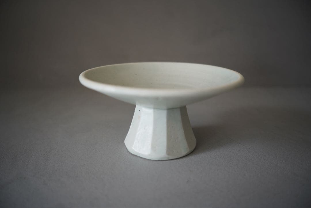 李朝 白磁 青磁 祭器 面取高台 チェサ 李朝白磁