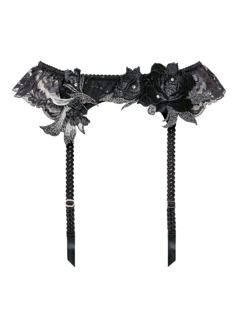 新品　フルタグ付　サルート24グループ 黒 ガーターベルト　Wacoal