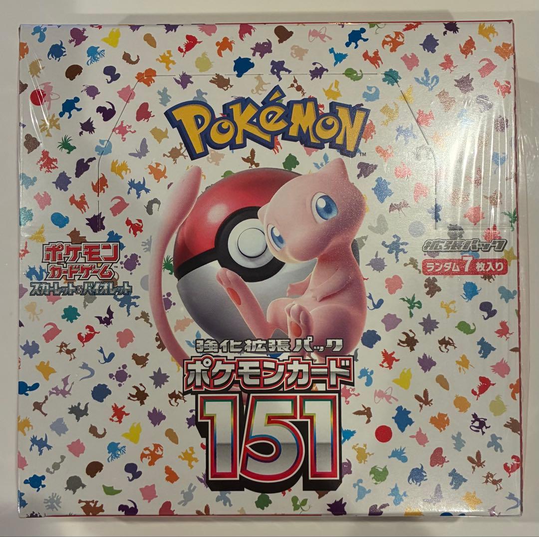 ス*ヨ様 【シュリンク付き】ポケモンカード151 未開封1BOX ② ポケモンカードゲーム ポケモンカード151 BOX シュリンク付き 新品 未