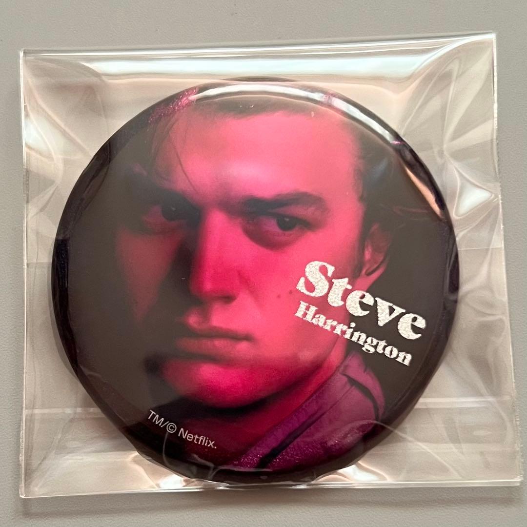 ストレンジャーシングス グリッター缶バッジ スティーブ コミコン 限定