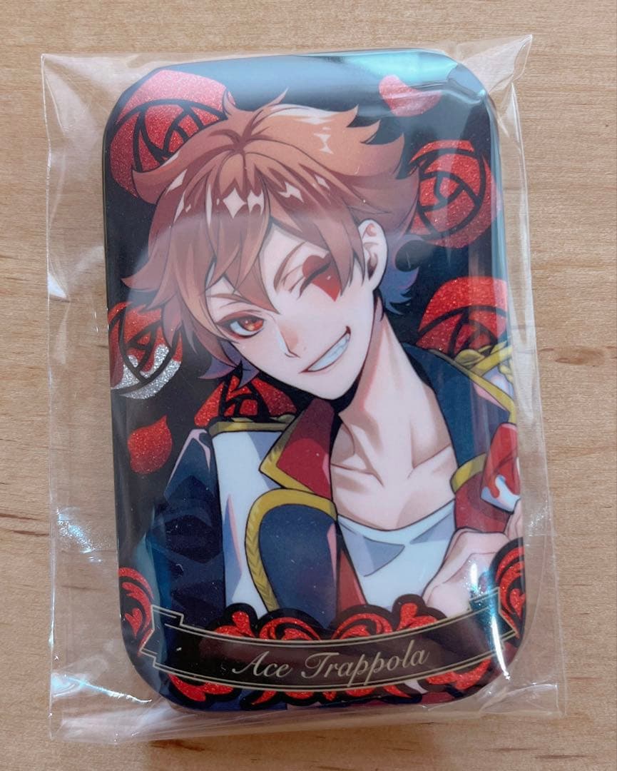 ツイステッドワンダーランド エース・トラッポラ スクエア缶バッジ