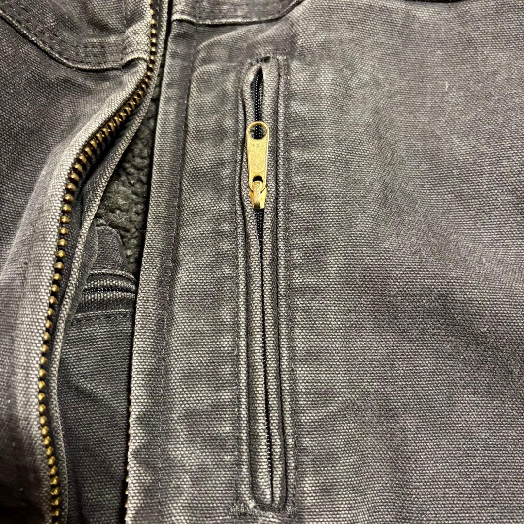 極暖】カーハート リッジコート XL 黒 ダック地 ボア シエルパ