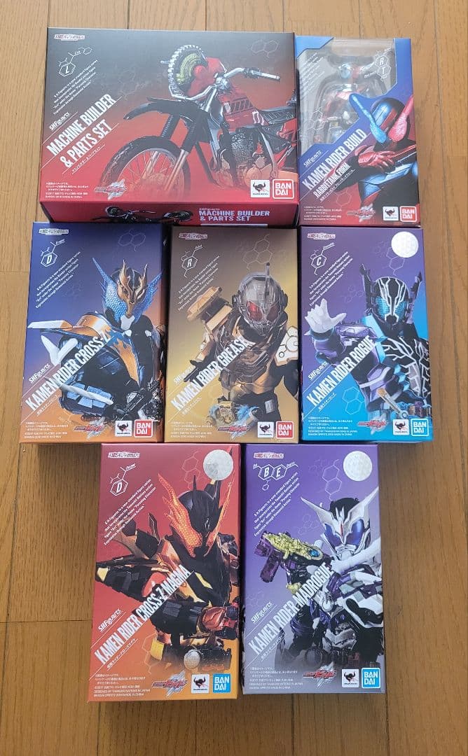 S.H.Figuarts 仮面ライダービルド 7個まとめ売り 新品