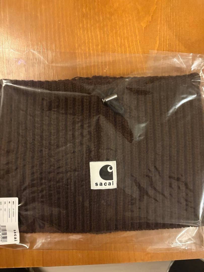 小物 sacai Carhartt Knit Neck Warmer BEIGE