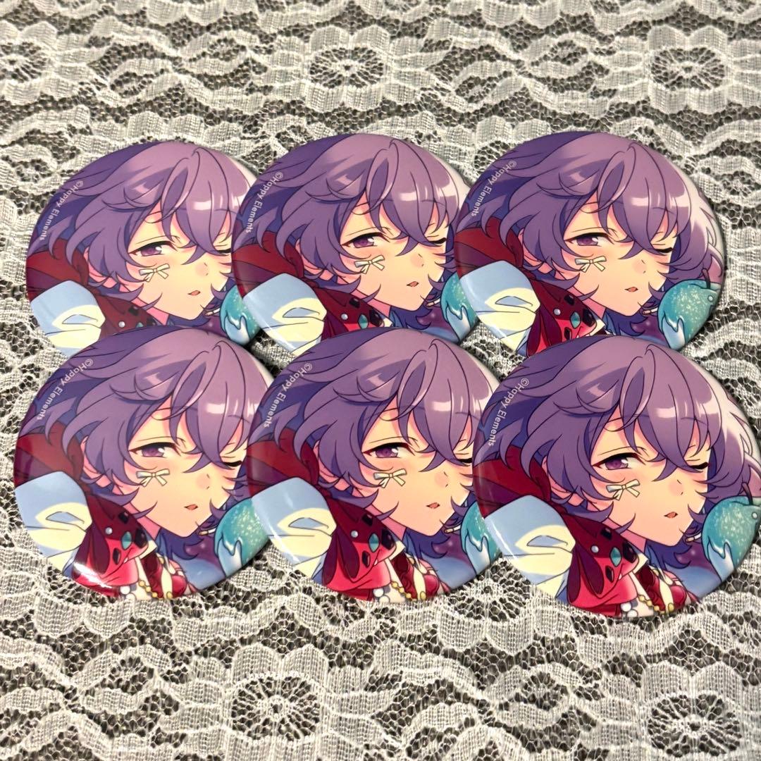 あんスタ ユメ 冬芽 缶バッジ Dec idol