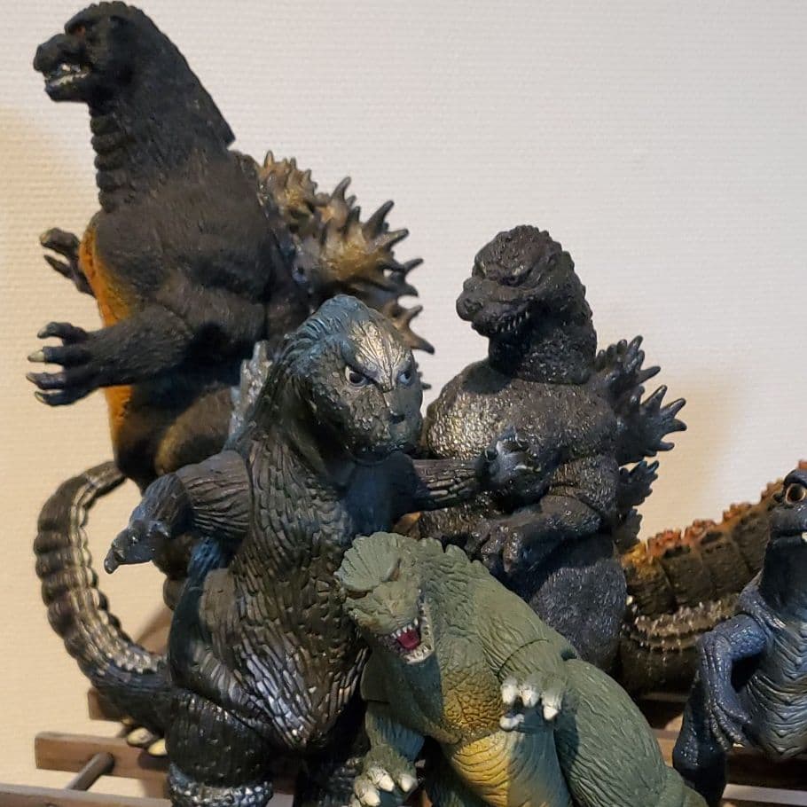 当時物ソフビ11体　ゴジラ　ウルトラマン 11月16日(土)より販売開始】【てんつく工芸】ゴジラ(1973) ソフビ